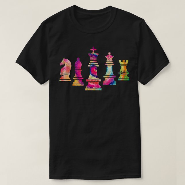 Camiseta Chess Figures Geek Chess Player Gift Chess  (Diseño del anverso)