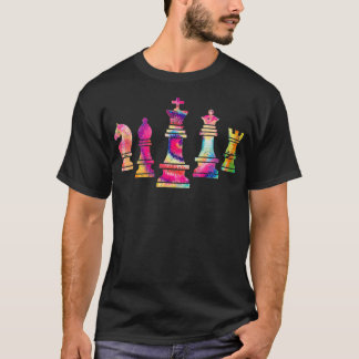 Camiseta Chess Figures Geek Chess Player Gift Chess 