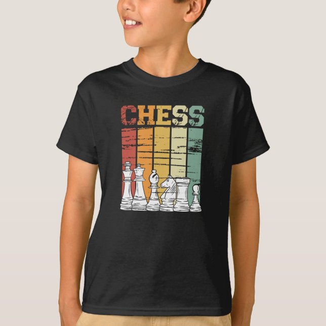 Camiseta Chess game retro vintage (Anverso)