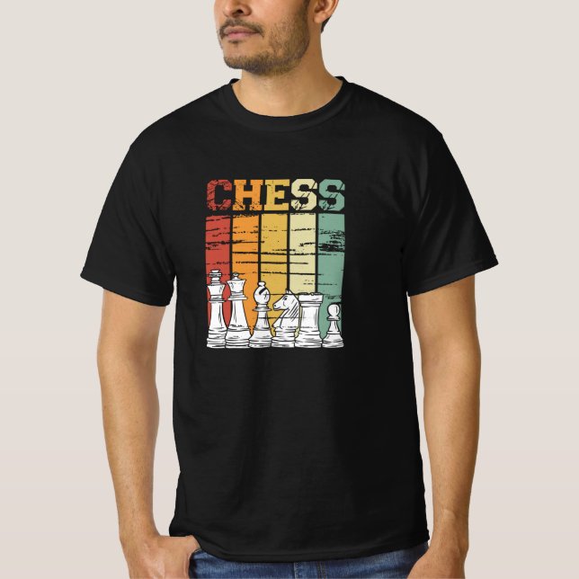 Camiseta Chess game retro vintage (Anverso)