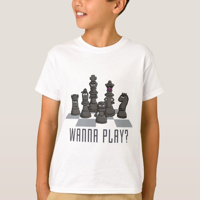 Camiseta chess gang they justamente wanna play (Anverso)