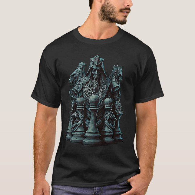 Camiseta Chess King Knight Bishop  Chess (Anverso)