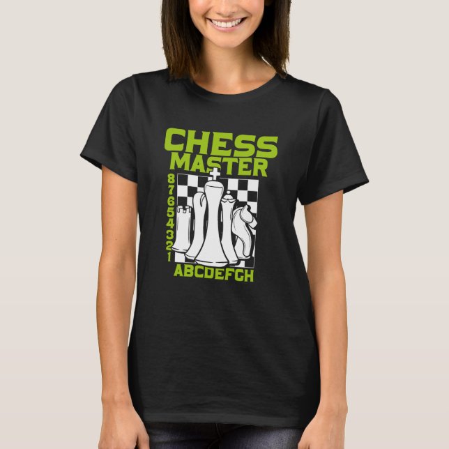 Camiseta Chess Master Chess Board Pieces Checkmate Grandmas (Anverso)
