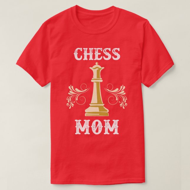 Camiseta Chess Mom (Diseño del anverso)