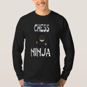Camiseta Chess Ninja Design Funny Shuriken Design Ninjas #n