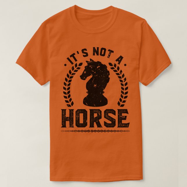 Camiseta Chess Piece Knight (Diseño del anverso)