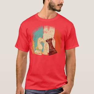 Camiseta Chess Pieces Chess Retro