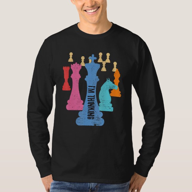 Camiseta Chess Pieces s I m Thinking s  Grand Master (Anverso)