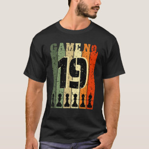 Camiseta Chess Player Birthday 19 Years Old Game Number 19
