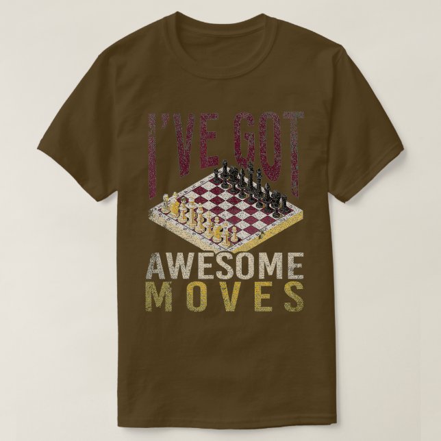 Camiseta Chess Player Board Games Chessman Chess  (Diseño del anverso)