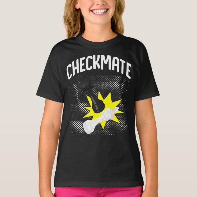 Camiseta Chess Player Checkmate Club Team (Anverso)