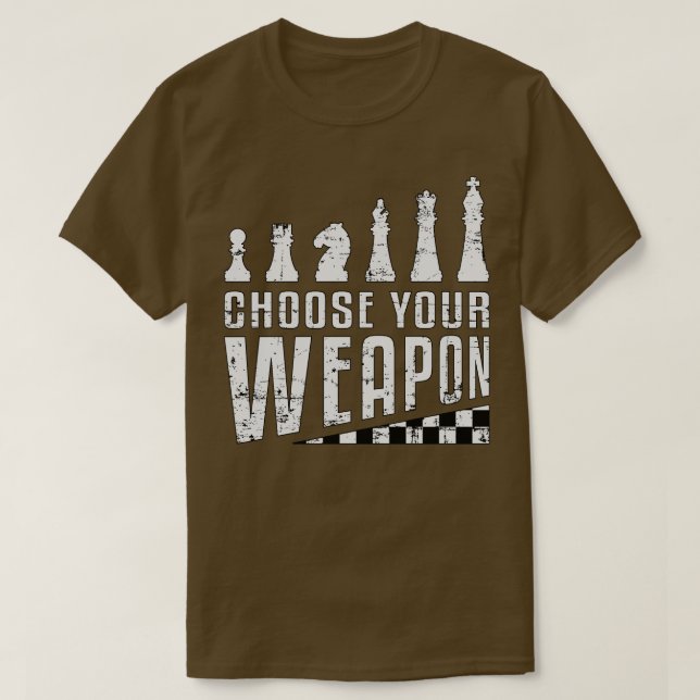 Camiseta Chess Player Lover Chessboard (Diseño del anverso)