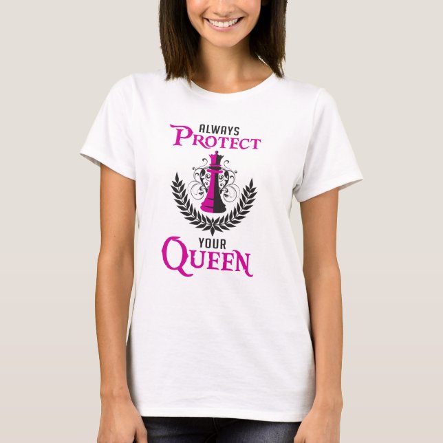 Camiseta Chess Queen Chess Board Checkmate Board Gratifican (Anverso)