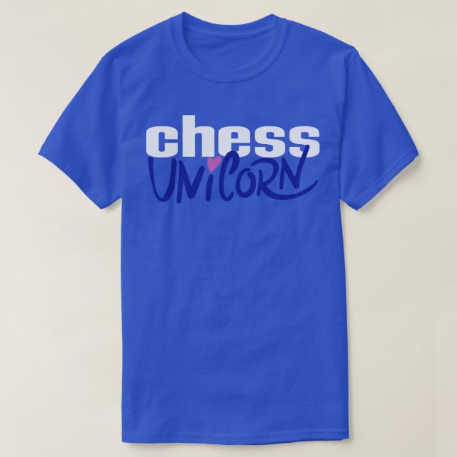 Camiseta Chess Unicorn 1 (Diseño del anverso)