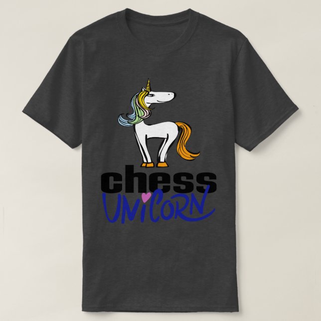 Camiseta Chess Unicornio 2 (Diseño del anverso)