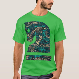 Camiseta Chess Wordcloud