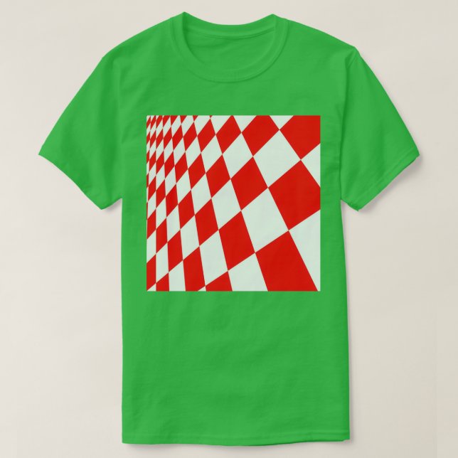 Camiseta Chessboard Croacia (Diseño del anverso)