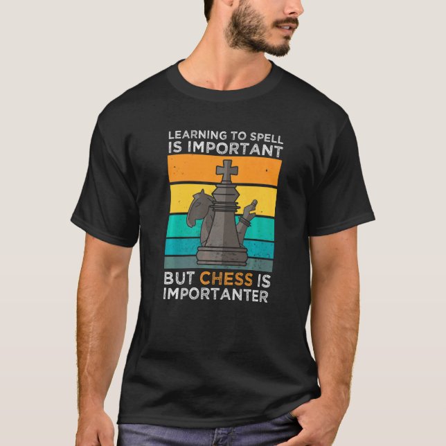 Camiseta Chessman Checkmate Gambit Chess Player (Anverso)