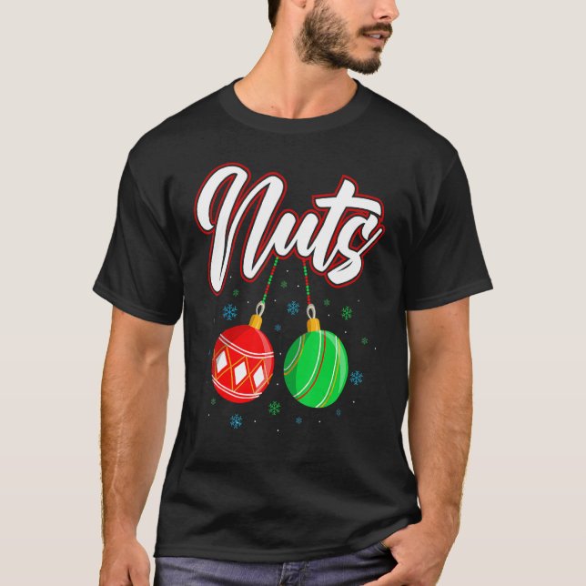Camiseta Chest Nuts Christmas Funny Matching Couple Chestnu (Anverso)