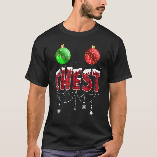 Camiseta Chest Nuts Christmas  Matching Couple Chestnuts 1 (Anverso)