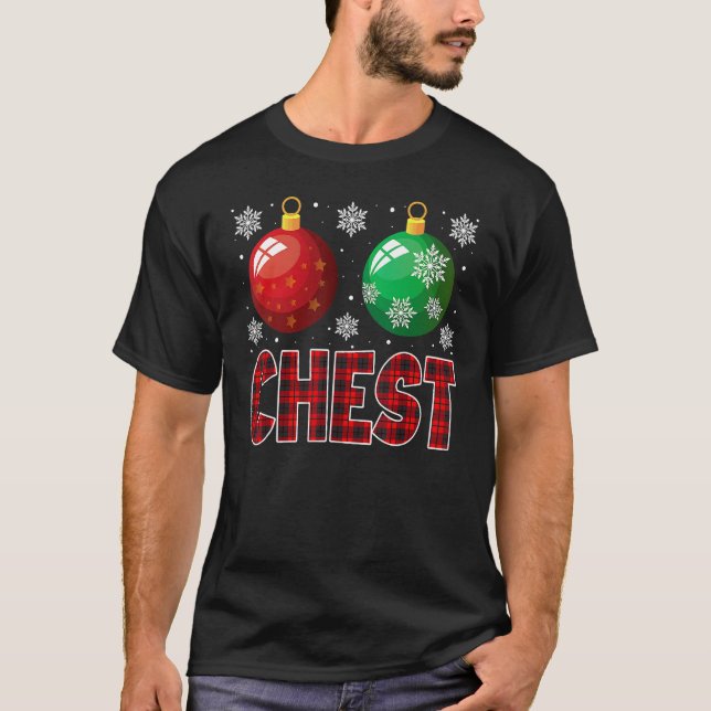 Camiseta Chest Nuts Christmas   Matching Couple Chestnuts 1 (Anverso)