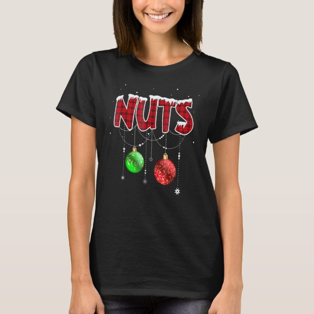 Camiseta Chest Nuts Christmas   Matching Couple Chestnuts 2 (Anverso)