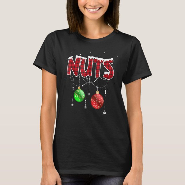 Camiseta Chest Nuts Christmas  Matching Couple Chestnuts 2 (Anverso)
