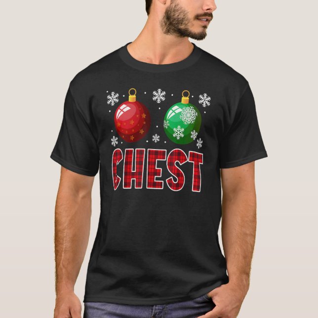 Camiseta Chest Nuts Christmas   Matching Couple Chestnuts 2 (Anverso)