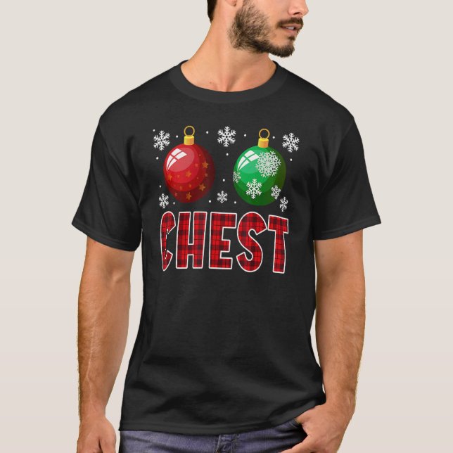 Camiseta Chest Nuts Christmas   Matching Couple Chestnuts 7 (Anverso)