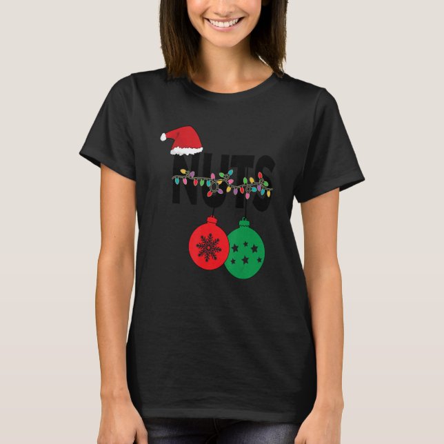 Camiseta Chest Nuts Christmas Matching Couples Chestnuts (Anverso)