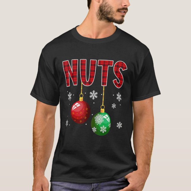 Camiseta Chest Nuts Matching Chestnuts   Christmas Couples  (Anverso)