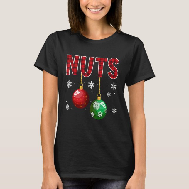 Camiseta Chest Nuts Matching Chestnuts   Christmas Couples  (Anverso)
