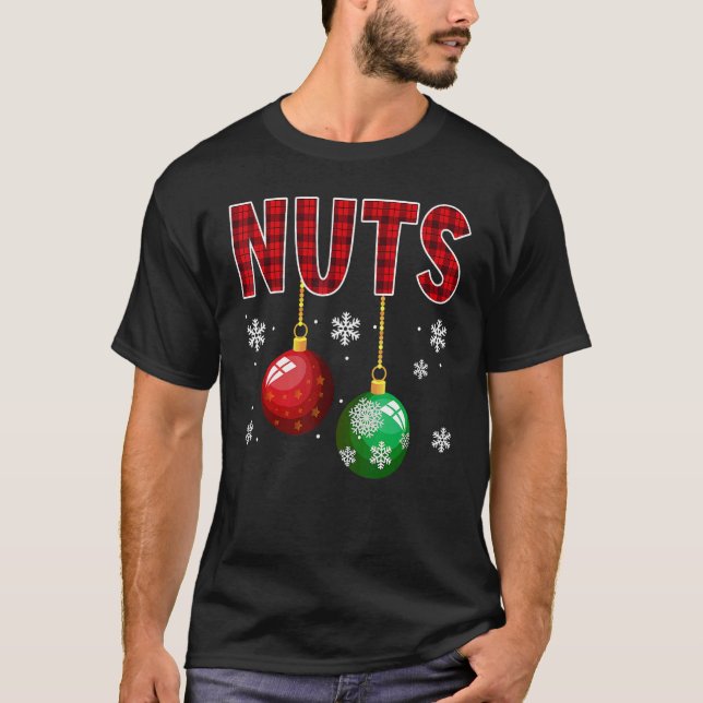 Camiseta Chest Nuts  Matching Chestnuts Christmas Couples N (Anverso)