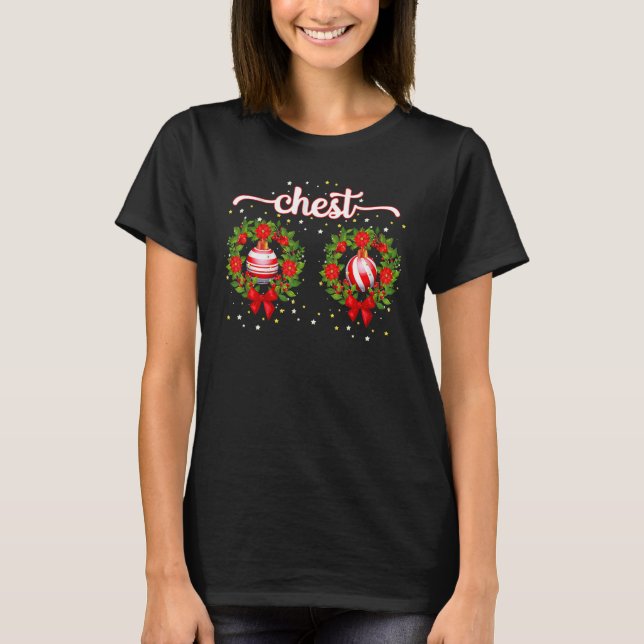 Camiseta Chest Nuts  Matching Chestnuts Christmas Couples N (Anverso)