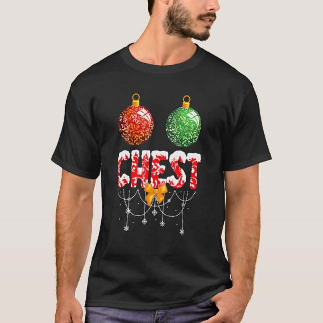 Camiseta Chest Nuts Parejas Navidades Chestnut Adulto Match (Anverso)