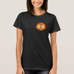 Camiseta Chest Patch Z Minimalista Vintage Retro Sunset