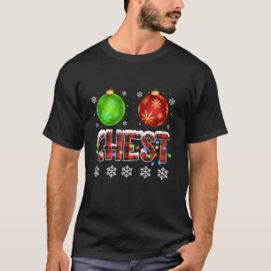 Camiseta Chestañas Divertidas Parejas Parejas Parejas Navid