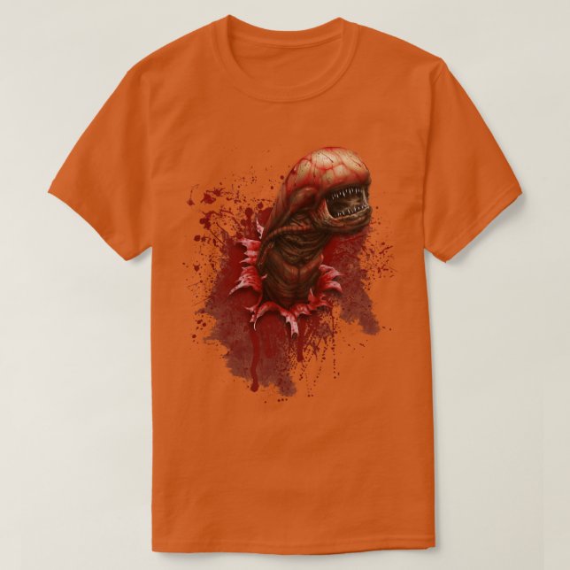Camiseta Chestburster ALIEN (Diseño del anverso)