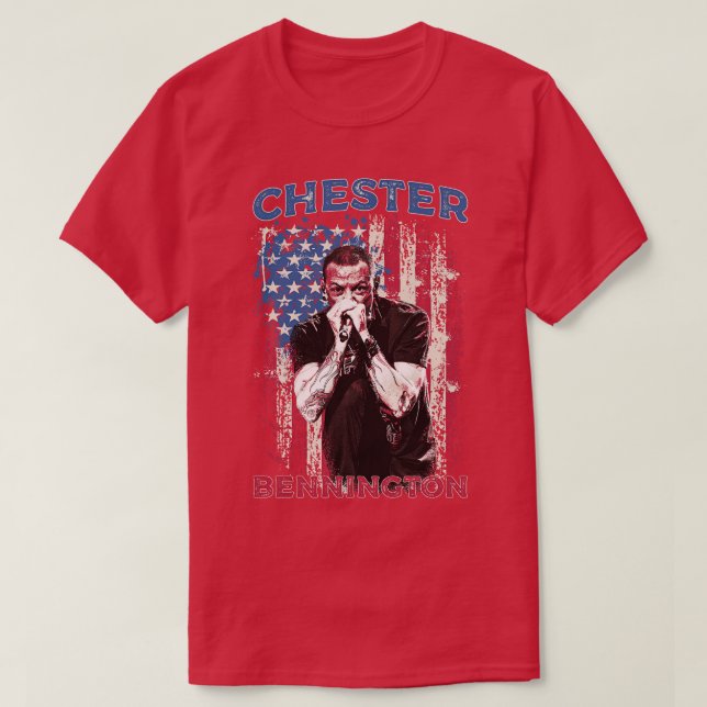 Camiseta Chester Bennington (Diseño del anverso)