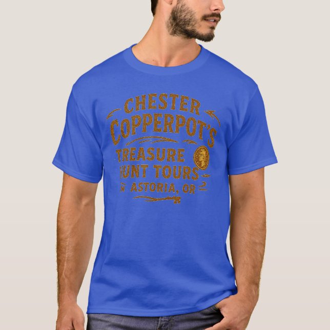 Camiseta Chester Copperpot busca tesoros (Anverso)