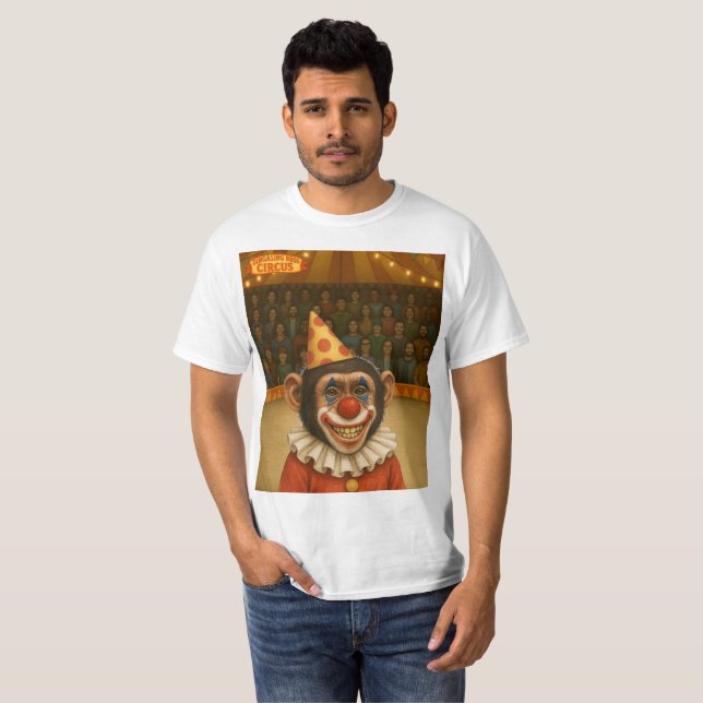 Camiseta Chester el payaso chimpancé (Anverso completo)
