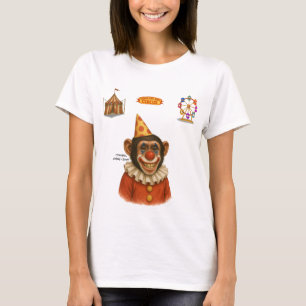 Camiseta Chester el payaso chimpancé