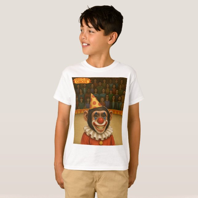 Camiseta Chester the chimp clown (Anverso completo)