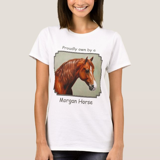 Camiseta Chestnut Morgan Horse (Anverso)