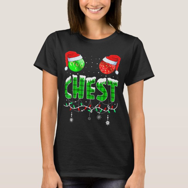 Camiseta Chestnuts Matching Family Funny Chest Nuts Christm (Anverso)