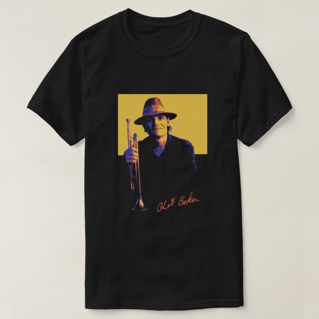 Camiseta Chet Baker (Diseño del anverso)