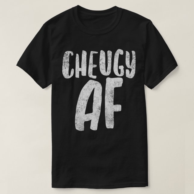 Camiseta Cheugy AF Millennial Gen Z Moda (Diseño del anverso)