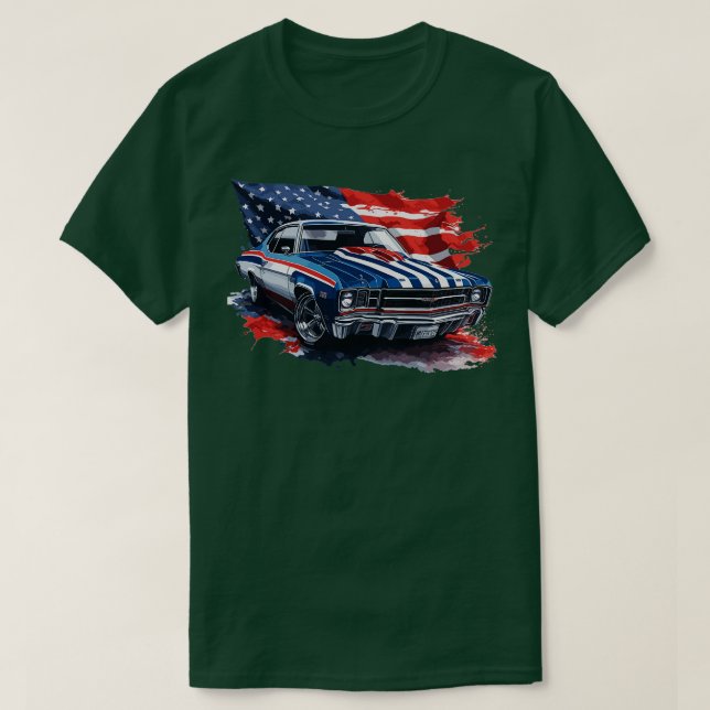 Camiseta Chevelle De Chevrolet De 1973 (Diseño del anverso)