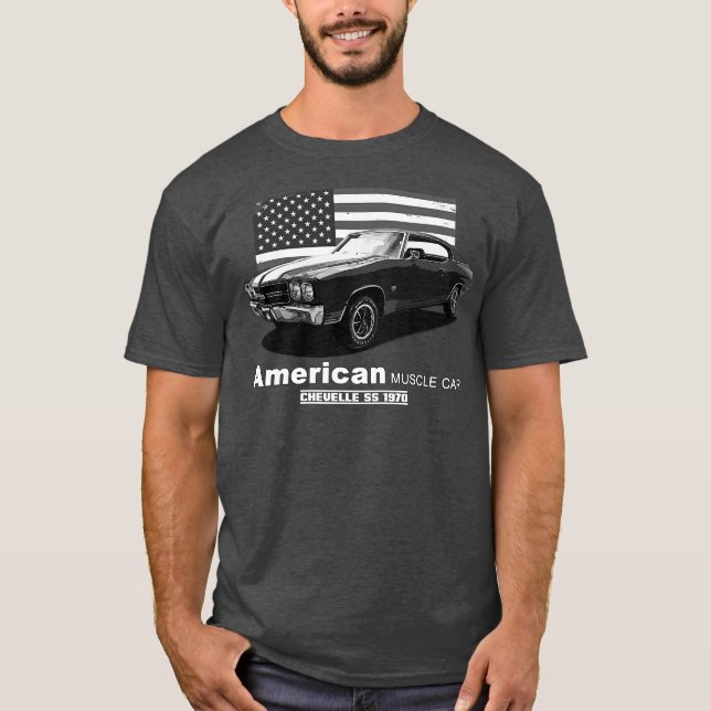 Camiseta Chevelle SS American Muscle 60's 70s Old is Gold (Anverso)