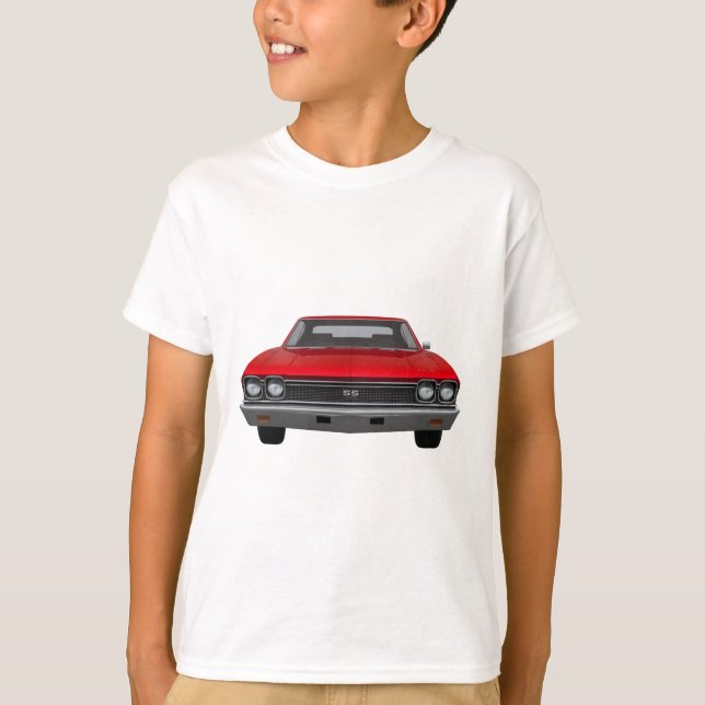 Camiseta Chevelle SS de 1968: Fin rojo (Anverso)